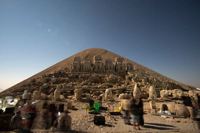 AP PHOTOS: Stargazers watch meteors at ancient Turkish site