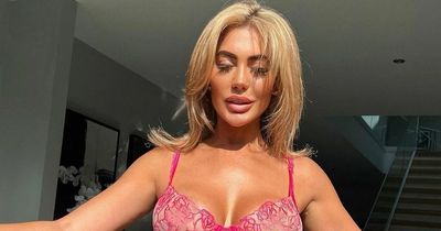 Chloe Ferry shows off her six-pack in daring lingerie after botched fox-eye surgery