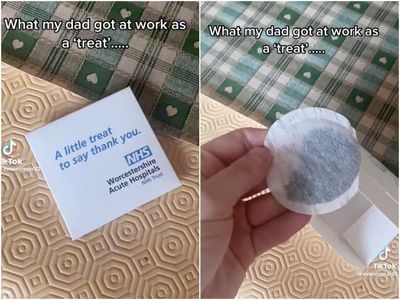 NHS Trust responds to ‘out of context’ fury over teabag gifted to staff as ‘thank you’ for pandemic efforts