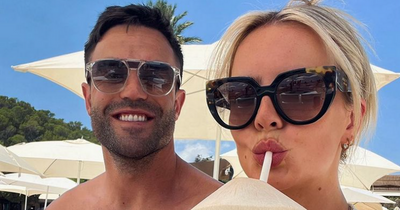 Conor Murray and fiancée Joanna Cooper sip on cocktails during luxurious Ibiza holiday