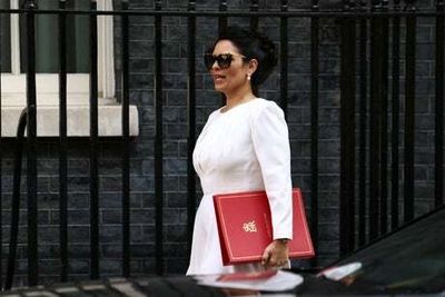 Priti Patel accused of publicity stunt ‘as Navy quits migrant patrols’