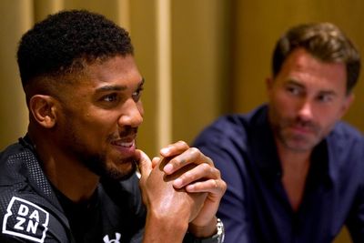 Anthony Joshua enjoying being ‘underdog’ for Oleksandr Usyk rematch, Eddie Hearn claims