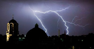 UK storm tracker LIVE: Map shows where lightning will strike with flood warnings issued