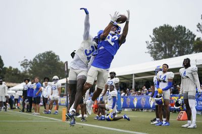 Watch: Rookie Lance McCutcheon makes twisting one-handed grab in practice