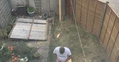 Man breaks into woman's garden to steal WATER from her hosepipe as she issues warning