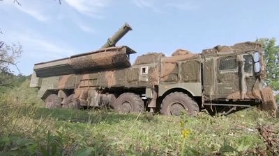 Russia Shows Off Iskander Mobile Short Range Ballistic Missile System Allegedly Firing On Ukraine