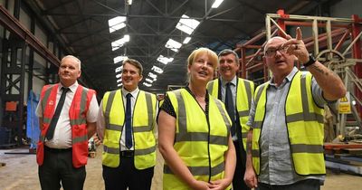 Housing minister takes opportunity to see Lanarkshire company's innovative building system