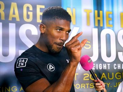 Anthony Joshua’s ‘thinking’ will be his downfall against Oleksandr Usyk, says Ukrainian’s promoter