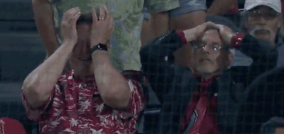 A hapless Angels fan perfectly summed up an awful 9th-inning defensive blunder in loss to Mariners