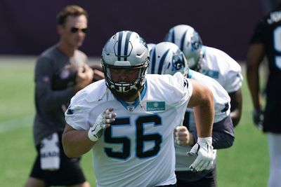 Panthers C Bradley Bozeman carted off with apparent lower leg injury