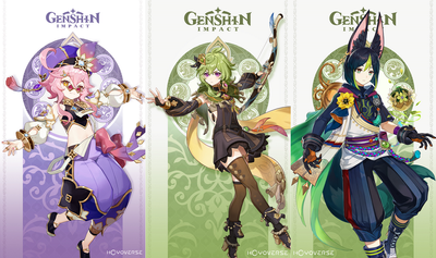 Genshin Impact Update 3.0 Banners