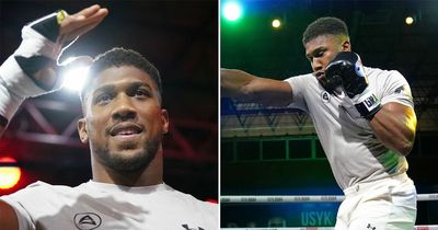 Boxing fans concerned Anthony Joshua looks "exhausted" after simple workout