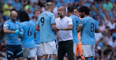 Four things spotted on Man City tunnel cam including Erling Haaland's celebrations and Pep talk for youngster