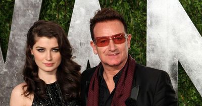 Bono's daughter Eve Hewson reveals Brad Pitt is a huge fan of hers as pair bond over Formula 1