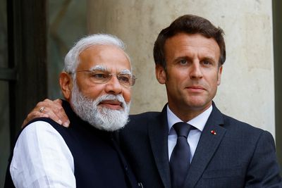 French President Macron says he discussed Ukraine crisis with Indian PM Modi