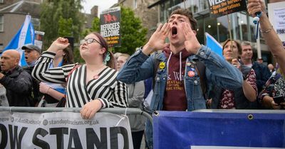 Tories told 'scum out' by angry hustings protesters as 'eggs thrown at members'