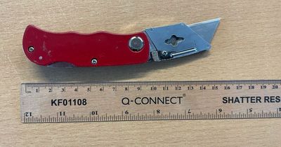 Police patrolling drug dealing hotspots arrest TWELVE-year-old boy who was carrying a LOCK KNIFE, balaclava and lighters