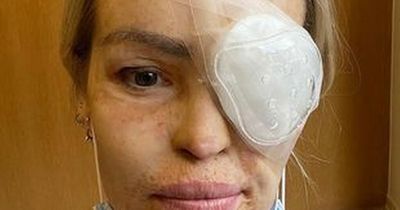 Katie Piper rushed to hospital for emergency operation after husband notices black spot in eye