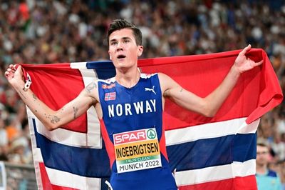Ingebrigtsen keeps repeat Euro double bid on track by retaining 5,000m title