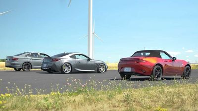 Mazda MX-5 Miata, VW Jetta GLI, Subaru BRZ Face Off In Drag Races