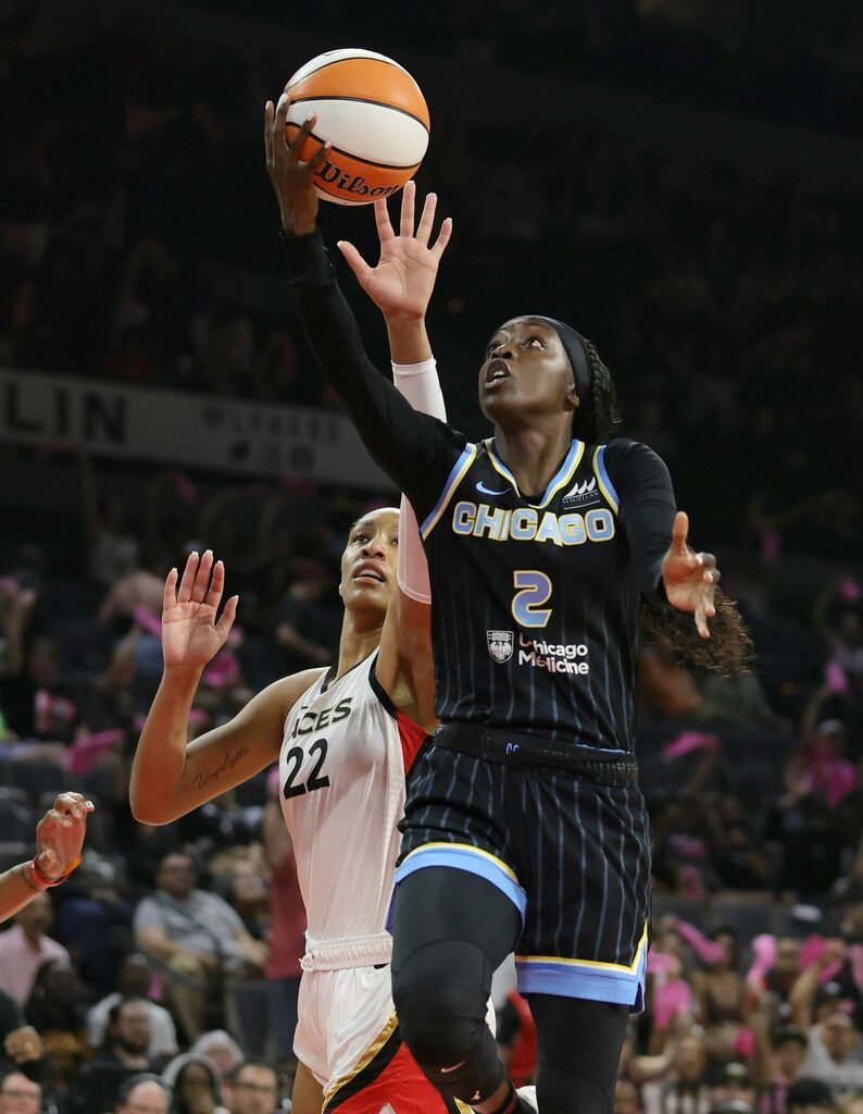 WNBA superstars A’ja Wilson and Kahleah Copper sign…