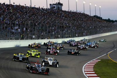Nine IndyCar drivers in “high-line” practice session at Gateway
