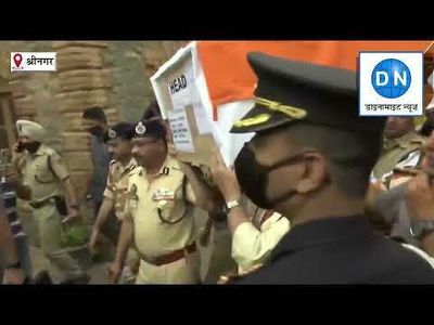 Pahalgam Bus Accident: J&K LG Manoj Sinha lends shoulder to mortal remains of ITBP jawans