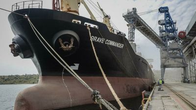 First shipment of Ukrainian grain sets sail for Africa