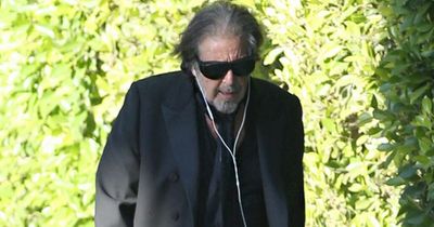 Al Pacino spotted taking a power walk around his Beverly Hills neighbourhood