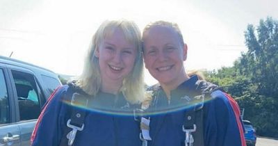 Scottish mums who both lost their young sons skydive together in their memory