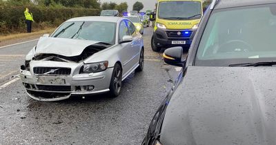 Warning issued after crash A617 in Nottinghamshire
