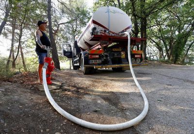 As southern France battles drought, water comes by truck to some villages