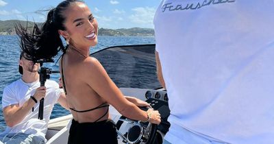 Corrie's Arianna Ajtar and Love Island's Mollie Salmon filming in Majorca