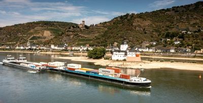 Damaged freighter blocks traffic at drought-hit Rhine