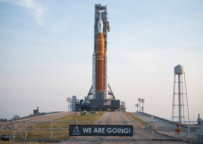 Nasa’s Moon rocket arrives at launchpad ahead of huge Artemis launch