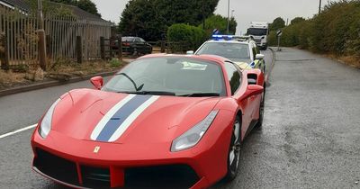 Nottinghamshire Police warning after 'cool' Ferrari 488 GTB pulled over