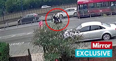Final moments of 'much-loved' man, 87, before he's stabbed to death on mobility scooter