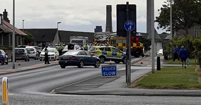 OAP fighting for life after horror crash on Scots road as emergency services race to scene