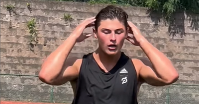 Louis Rees-Zammit is beasting himself in America ahead of Wales' World Cup season