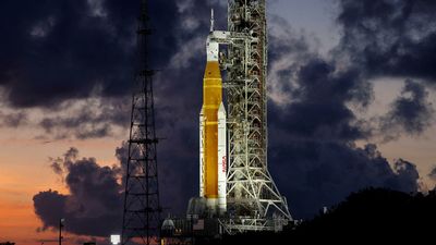 NASA's moon rocket moved to launch pad ahead of maiden flight