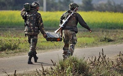 Cache of arms dropped from drone on Jammu border seized