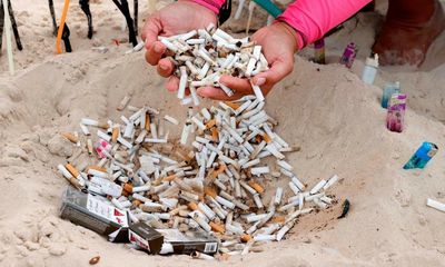 Cigarette butts: how the no 1 most littered objects are choking our coasts
