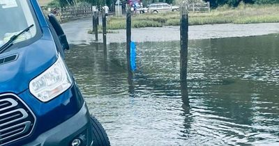 Man hears 'children screaming' as family of five rescued from tidal road