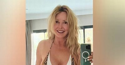 Carol Vorderman 'breaks internet' as she stuns fans in bra and tiny shorts as she drops a dress size