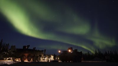 The Northern Lights may move farther south into the mainland U.S. this week