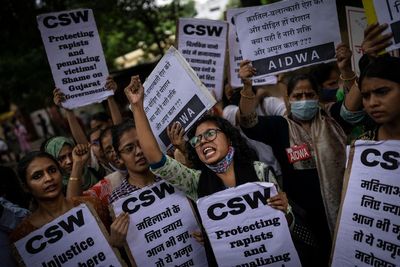 Indian woman condemns release of her convicted rapists