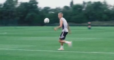 Oleksandr Zinchenko shows up Arsenal teammates in stunning fashion during training drill