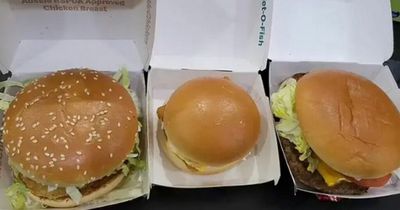 McDonald's denies claims its burgers are shrinking - but customers aren't convinced