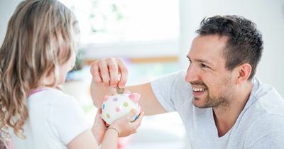 Dads tend to be most generous family member with pocket money - giving £7.70 a week