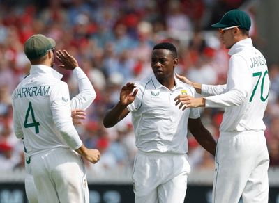 South Africa dismiss England for 165 as Kagiso Rabada takes five wickets